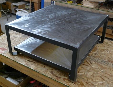 sheet metal coffee table|galvanized metal coffee table.